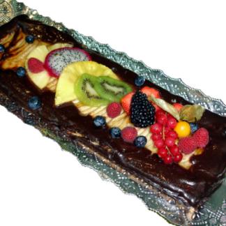 BANDA DE MANZANA Y CREMA AL HORNO